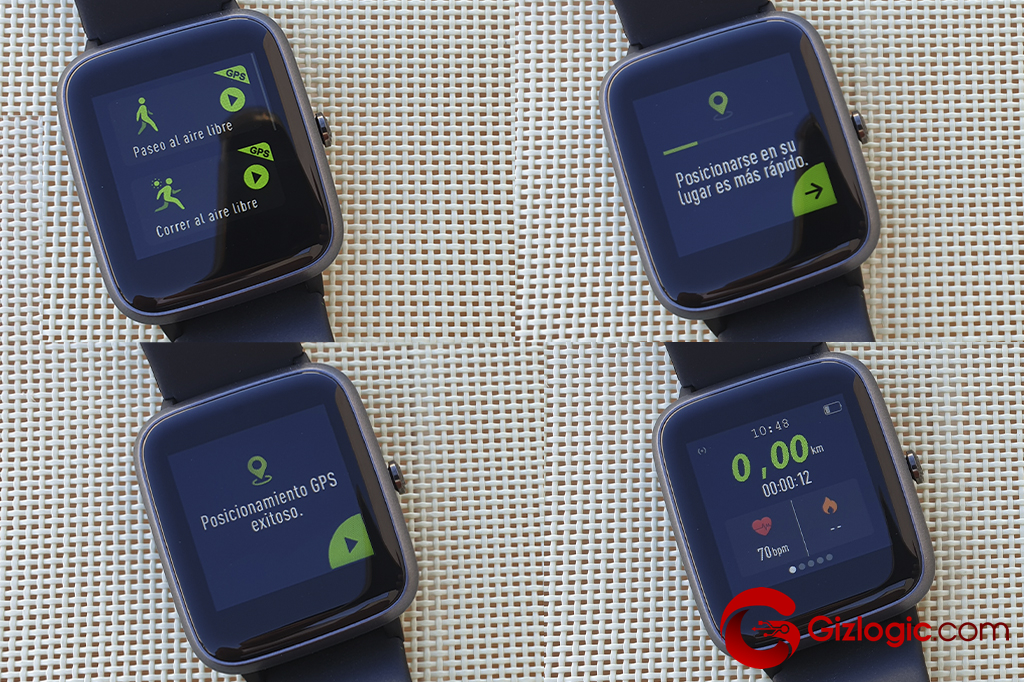 Actividades deportivas con muestra de datos y control de la música SPC Smartee Boost